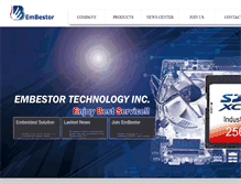 Tablet Screenshot of embestor.com